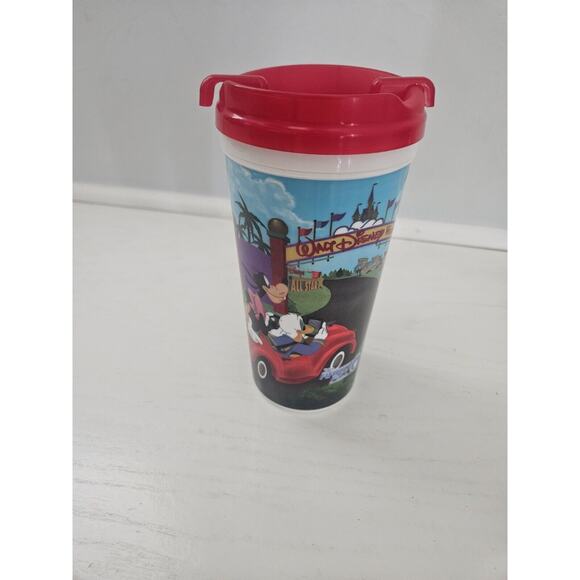 Disney World Resort Parks Rapid Fill Refillable Mug‎ Cup Lid Travel Red - Picture 2 of 7